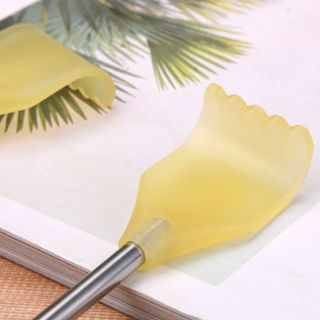 Dụng cụ cào lưng bằng thép không gỉ có thể thu vào bốn đoạn để mát xa cho người già A1057