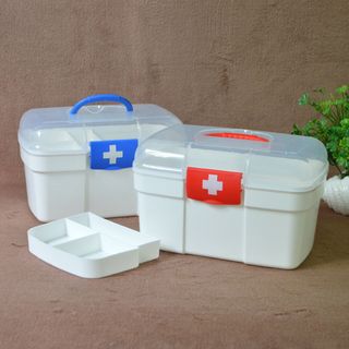 Hộp Y Tế Đựng Thuốc Tủ Thuốc Y Tế Gia Đình Nhiều Ngăn Mini A0742