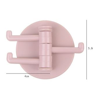 Móc Dán Tường 3 MÓC Treo Quần Áo Treo Tường Xoay 180 Độ Đa Năng A1025