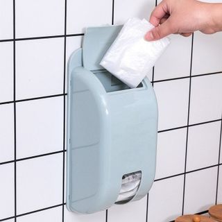 Hộp Đựng Túi Nilong Túi Đựng Rác Dán Tường Tiện Dụng Nhựa Việt Nhật (2755) A0942