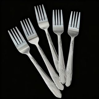 Nĩa thép không gỉ, nĩa ren dày inox Dụng cụ ăn uống A1035