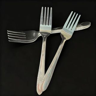 Nĩa thép không gỉ, nĩa ren dày inox Dụng cụ ăn uống A1035