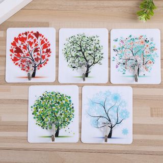 Móc Dán Tường Treo Quần Áo Chịu Lực 3D Họa Tiết Siêu Bền Siêu Chắc Đa Năng A0432