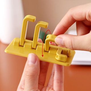 Móc Dán Tường 4 Nhánh Nhiều Màu Móc Treo Quần Áo Mẫu Mới A1151