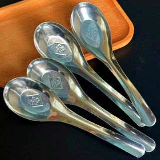 Thìa Inox Ăn Cơm Bằng Thép Không Gỉ Dày Dặn Chắc Chắn A1316