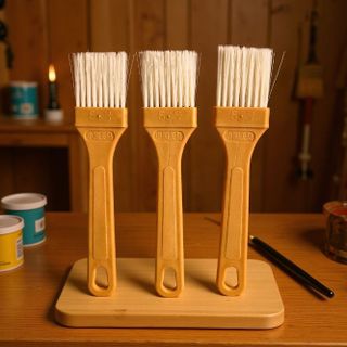 Cọ Quét Dầu Cán Vàng, Cọ Quét Nướng BBQ , Chổi quét Dầu, Chổi quét sơn A1351