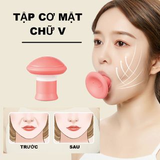 Dụng cụ tập cơ mặt chữ V loại bỏ nếp gấp mũi má và làm săn chắc da mặt cải thiện khuôn mặt thon nhỏ A0543