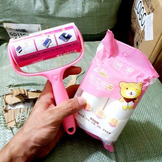 Cây Lăn Bụi Quần Áo Ga Giường Sofa Lông Chó Mèo 10CM Tiện Dụng A0422