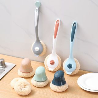 Dụng cụ cọ nồi Xoong Nồi Chà Rửa vệ sinh chén bát có miếng thay thế A1246