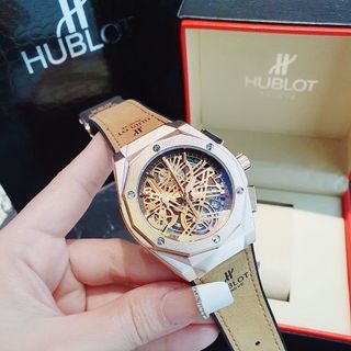 SIÊU SALE HÀNG TRUNG CẤP ĐỒNG HỒ NAM HULOT DÂY DA MẶT TRÒN