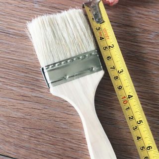 Cọ Quét Sơn Cán Gỗ, Dụng Cụ Quét Dầu Nướng Đồ An Sợi Tre An Toàn 4.5CM A0521