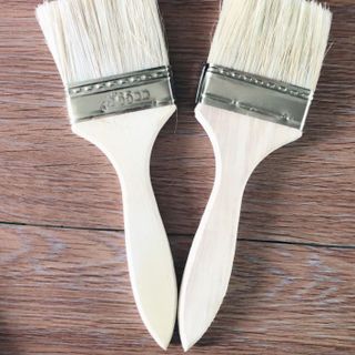 Cọ Quét Sơn Cán Gỗ, Dụng Cụ Quét Dầu Nướng Đồ An Sợi Tre An Toàn 4.5CM A0521