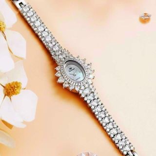 ĐỒNG HỒ NỮ CHÍNH HÃNG FUNMEI F5718  ĐÁ SWAROSKI TRÁI TIM FULLBOX TEM HÃNG