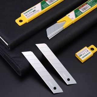 Hộp 10 Lưỡi Dao Cắt Dọc Giấy Thép Đa Năng Siêu Bén ( chỉ lưỡi dao) A1338