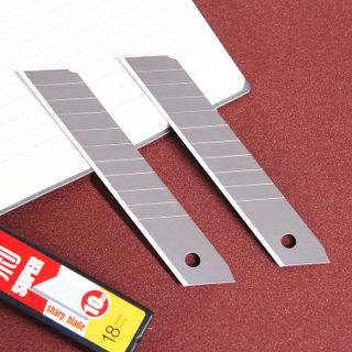 Hộp 10 Lưỡi Dao Cắt Dọc Giấy Thép Đa Năng Siêu Bén ( chỉ lưỡi dao) A1338