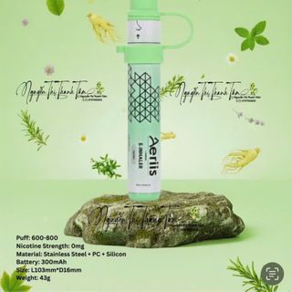 ống hít mũi aeriis 7 hương vị mới lạ