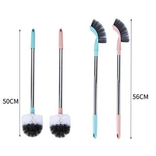 Cọ Toilet Cán Kim Loại Vệ Sinh Chà Rửa Lau Dọn Bồn Cầu 50CM Chắc Chắn A0222