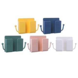 Kệ Dán Tường Đỡ Điện Thoại Sạc Pin Việt Nhật, Kệ Đỡ Điện Thoại Có Móc Treo Đồ (5689) A1442