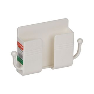 Kệ Dán Tường Đỡ Điện Thoại Sạc Pin Việt Nhật, Kệ Đỡ Điện Thoại Có Móc Treo Đồ (5689) A1442