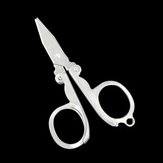 Kéo gấp inox kéo nhỏ du lịch kéo cắt móng tay câu cá kéo cắt dây gấp mini cầm tay A1156