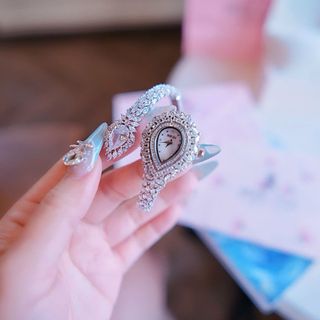 ĐỒNG HỒ NỮ CHÍNH HÃNG BRIDE TALK DẠNG KIỀNG ĐÍNH ĐÁ SWAROSKI FULLBOX