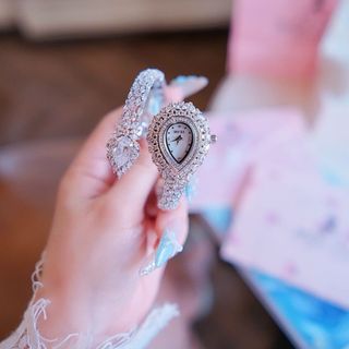 ĐỒNG HỒ NỮ CHÍNH HÃNG BRIDE TALK DẠNG KIỀNG ĐÍNH ĐÁ SWAROSKI FULLBOX