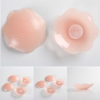 Hộp 10 Miếng Dán Ngực Silicon Siêu Dính, Dán Nhũ Hoa - Miếng Dán Ti (5 Cặp) A1912