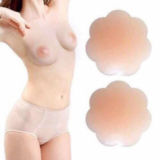Hộp 10 Miếng Dán Ngực Silicon Siêu Dính, Dán Nhũ Hoa - Miếng Dán Ti (5 Cặp) A1912