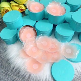 Hộp 10 Miếng Dán Ngực Silicon Siêu Dính, Dán Nhũ Hoa - Miếng Dán Ti (5 Cặp) A1912