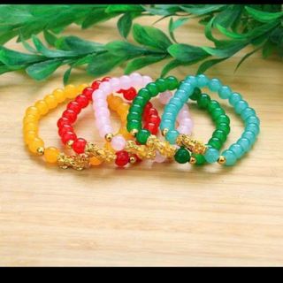 Chuỗi đeo tay vòng tay mix tỳ hưu nha vòng tay có nhiều màu sắc