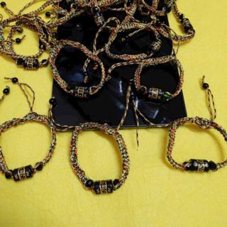 Vòng đeo tay dây rút mix mặt free size nha