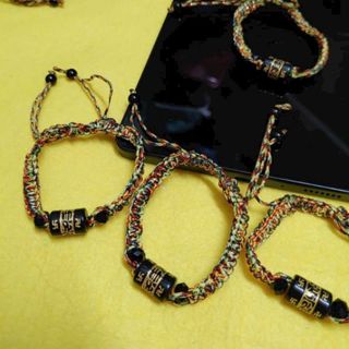 Vòng đeo tay dây rút mix mặt free size nha