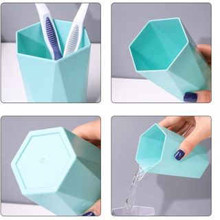 cốc nhựa kim cương đánh răng, cốc nhựa đựng bàn chải đánh răng A1651