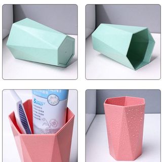 cốc nhựa kim cương đánh răng, cốc nhựa đựng bàn chải đánh răng A1651