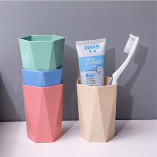 cốc nhựa kim cương đánh răng, cốc nhựa đựng bàn chải đánh răng A1651