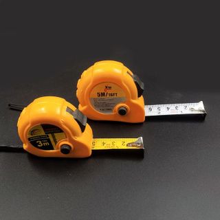 Thước dây kim loại kiểu ốc sên dài 5 mét dụng cụ đo lường hàng ngày thước đo kỹ thuật A1614