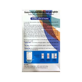 Que thử ma tuý Drugs Of Abuse Test giúp phát hiện sớm hộp 1 que