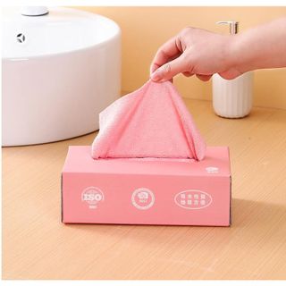 Hộp 20 Khăn Vải Không Dệt Lau Bếp Đa Năng Dạng Rút Siêu Thấm Nước A1671