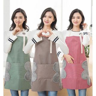 Tạp Dề Kẻ Sọc Có Túi Và Khăn Lau 2 Bên Có Túi A1542