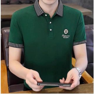 áo xanh thêu chữ h chữ ký hàng cao cấp