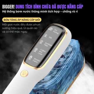 Bàn Ủi Hơi Nước TEKYOMI ST-01M 1200W – Bàn Ủi Cầm Tay Thông Minh, Diệt Khuẩn, Khử Mùi