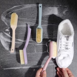 Bàn chải giày lông mềm cán dài bàn chải phòng tắm chà rửa giặt quần áo vệ sinh đa năng A1653