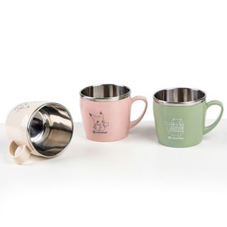 Cốc Inox Giữ Nhiệt 200ML Việt Nhật 6351, Cốc uống nước cách nhiệt an toàn, Cốc tập uống cho bé A1531