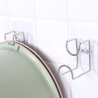 Móc Treo Chậu Dán Tường Inox Treo Dao Thớt Đa Năng A1933