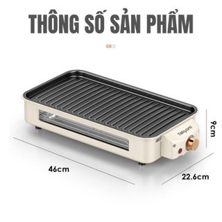 Bếp Nướng Điện Không Khói 2 Tầng Tekyomi DKS-321 – Công Suất 1500W