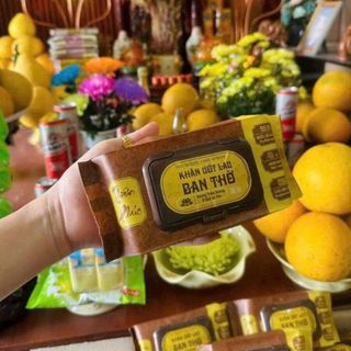 KHĂN ƯỚT LAU BÀN THỜ THIÊN PHÚC