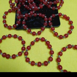 Vòng đeo tay nữ mẫu mới màu đỏ mix nha hàng đẹp hơn hình nha