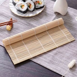 Dụng cụ làm sushi cơm cuộn hàn quốc rèm tre cuốn sushi rong biển cuộn cơm A1751