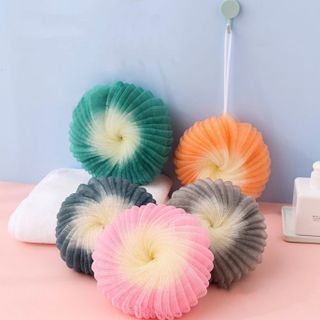 Bông Tắm Tạo Bọt Hình Xoăn Ốc Mềm Mại Siêu Mịn, Bông Tắm Rửa Tẩy Tế Bào Chết Làm Sạch Da A1554