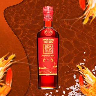 [Tặng Kiết Thành và Sốt muối chấm] Combo Tôm 45N 500ml và Cá Cơm Ruột Đỏ 60N 500ml Nước mắm Tĩn